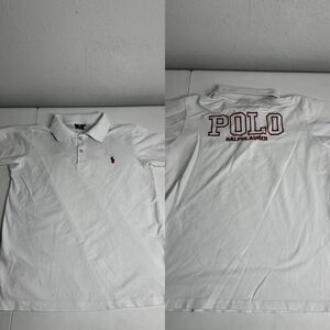 Vintage Polo Ralph Lauren Men’s White Cotton Embroidered Polo Size M See Notes